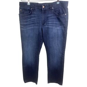 Fidelity Denim Slim Jim Stretch Blue Denim Jeans Straight USA 36‎ (38x31) Men's
